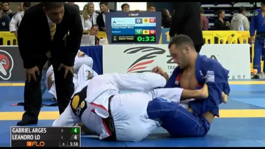 Leandro Lo vs Gabriel Arges MHW Semi Final #ibjjfpan16