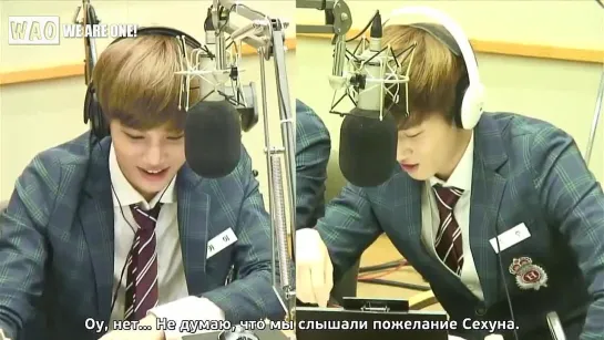 [РУСС.САБ] 131107 Sukira DJ Kai and Suho - Sehun Speed Quiz