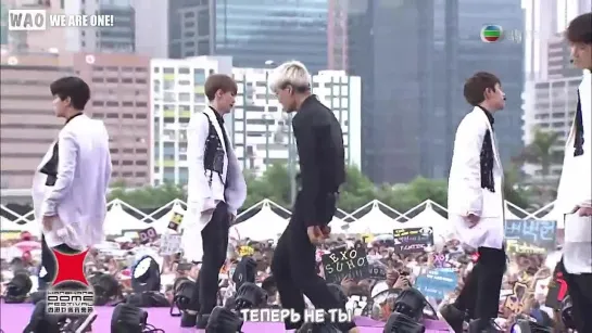 [РУСС.САБ] 140701 EXO-K - Thunder @ Hongkong Dome Festival