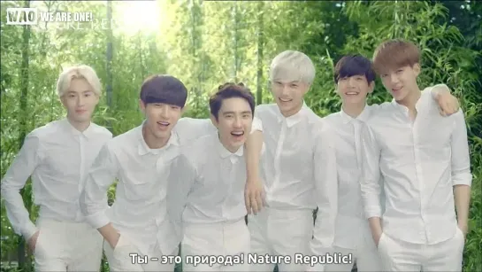 [РУСС.САБ] EXO @ Nature Republic CF