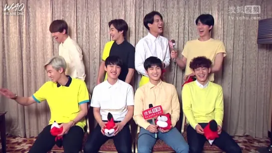 [WAO рус.саб] 150624 Интервью EXO для Sohu Корея / EXO Sohu Korea Interview