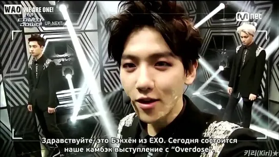 [РУСС.САБ] 140508 EXO-K Interview + Making (BTS) @ Mnet M!Countdown