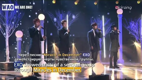 [РУСС.САБ] 140106 EXO @ Behind Simply K-Pop