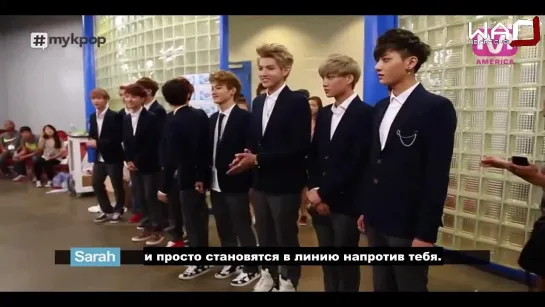 [РУСС.САБ]131009 EXO - KCON in LA Backstage