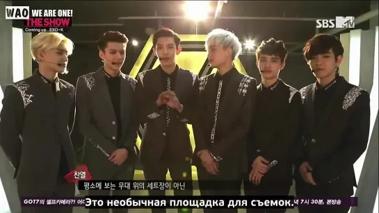 [РУСС.САБ] 140610 EXO-K cut  MTV THE SHOW