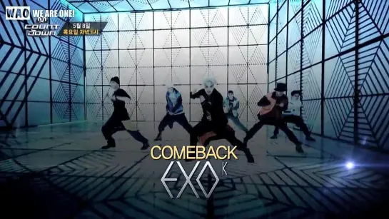 [РУСС.САБ] 140507 EXO Comeback Teaser @ Mnet M!Countdown