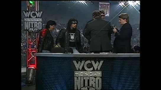 NWO Takes over Announcers' Booth, WCW Monday Nitro 06.01.1997