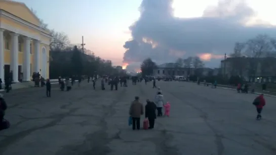 Балаклея - взрывы складов боеприпасов. 23.03.2017