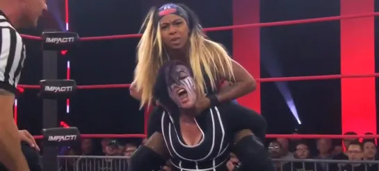 Decay (Havok & Rosemary) vs Fire 'N Flava (Kiera Hogan & Tasha Steelz)(Impact Knockout Tag Team titles)