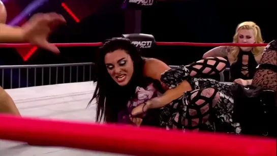 Deonna Purrazzo (w/Kimber Lee) vs Rosemary (w/Taya)(Impact Knockouts title)