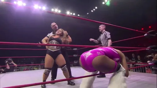 Jordynne Grace vs John E. Bravo & Taya Valkyrie