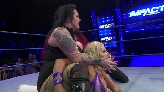 Taya Valkyrie (w/John E. Bravo) vs Havok (Impact Knockouts title)