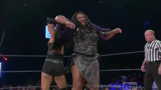 Gail Kim vs Awesome Kong (w/Rebel, Marti Bell, & Jade)(TNA Women's Knockout title)