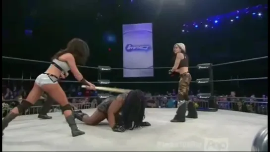 The Dollhouse (Jade & Awesome Kong)(w/Rebel & Marti Bell) vs The Beautiful People (Madison Rayne & Velvet Sky)