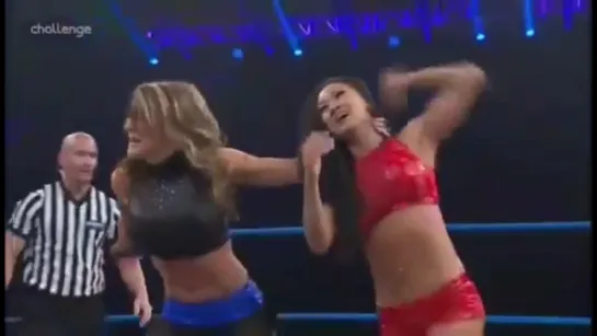 Gail Kim vs Velvet Sky(w/ Angelina Love)