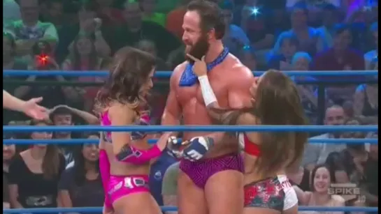 Eric Young & ODB vs Mexican America(Rosita & Sarita)(TNA Womens Knockouts tag titles)