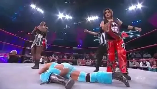 Awesome Kong & Hamada vs The Beautiful People(Madison Rayne & Velvet Sky)(w/Lacey von Erich)