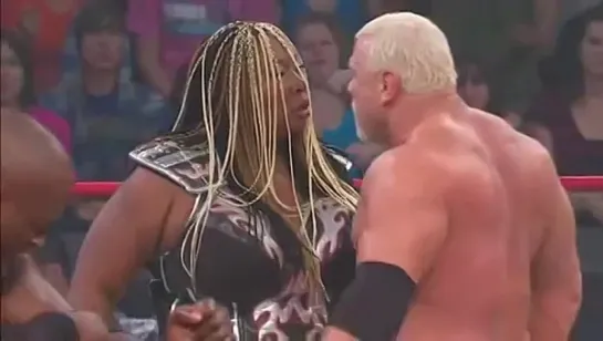 Scott Steiner & Awesome Kong vs Kristal & Bobby Lashley