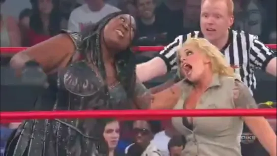 ODB vs Awesome Kong(w/Raisha Saeed)TNA Women's Knockout title)