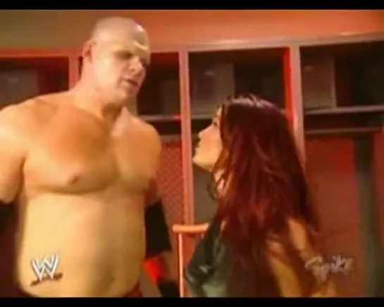 Lita & Kane backstage(WWE Raw 17.05.2005)