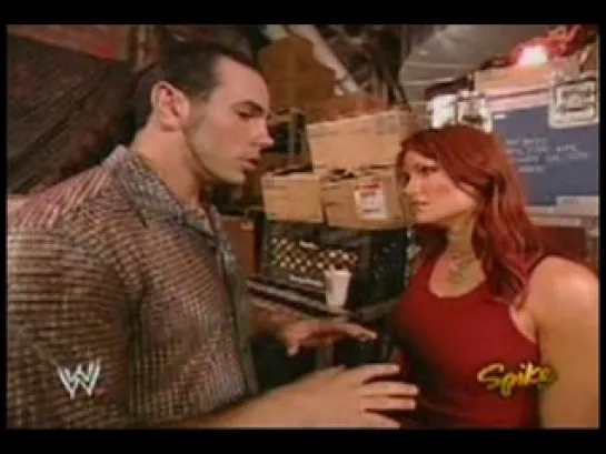 Lita & Matt Hardy backstage(WWE Raw 19.07.2004)