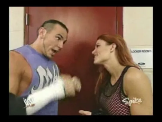 Lita & Matt Hardy backstage(WWE Raw 17.11.2003)