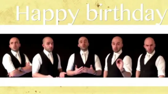 Happy birthday (NSYNC) - A cappella