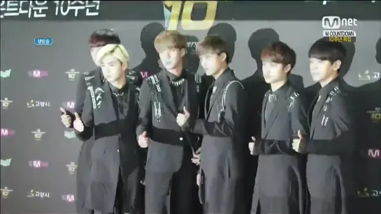 [VIDEO] 140724 EXO-K @ Mnet M!Countdown 10th Anniversary Special Red Carpet