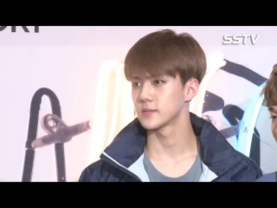 [VIDEO] 140625 EXO @ SSTV News: 2014 F/W Kolon Sport