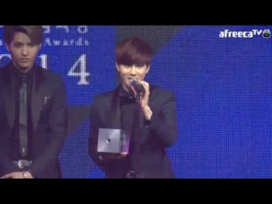 [VIDEO] 140228 EXO won  "Dance and Electronic Award" @ Korean Music Awards