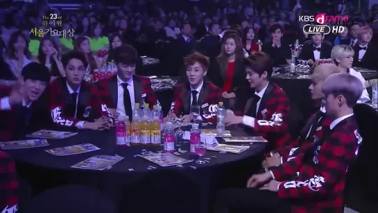 [VIDEO] 140123 EXO cut  @ 23rd Seoul Music Awards