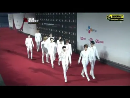 [VIDEO] 121130 EXO @ Mnet Asian Music Awards - MAMA 2012 - Red Carpet