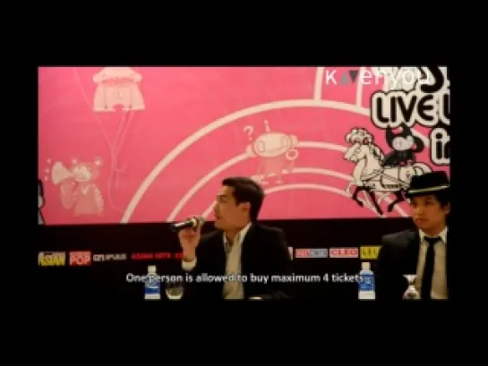 [FANCAM] EXO @ SMTOWN in Jakarta - PressCon