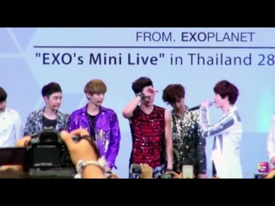 [VIDEO] EXO @ Mini Live in Thailand 2/3