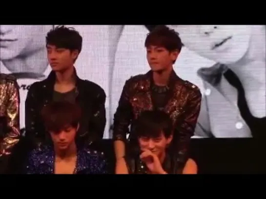 [VIDEO] 120401 EXO @ Debut Showcase - Press Conference 2/2