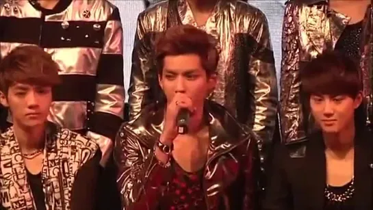 [VIDEO] 120401 EXO @ Debut Showcase - Press Conference 1/2