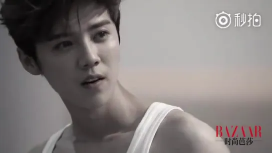 [VIDEO] 160714 Luhan @ Harpers Bazaar Photoshoot BTS