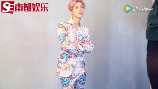 [VIDEO] 160415 Luhan @ SEWeekly 《南都娱乐》 Photoshoot Behind the Scenes