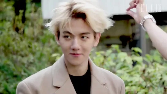 [VIDEO] Baekhyun @ ELLE Photoshoot BTS