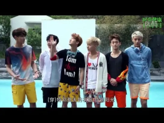 [VIDEO] 140702 EXO-M @ TrendsHealth Magazine