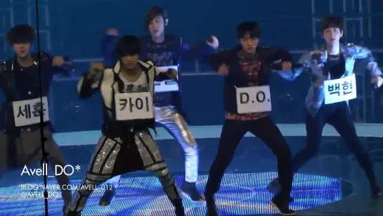 [FANCAM] 120511 EXO-K - MAMA (D.O. Focus) @ Music Bank - Rehearsal