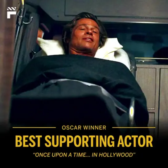 Best supporting actor Brad Pitt