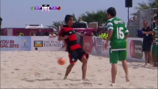 Barcelona Beach Soccer Cup 2015 / Полуфинал / Спортинг - Фламенго