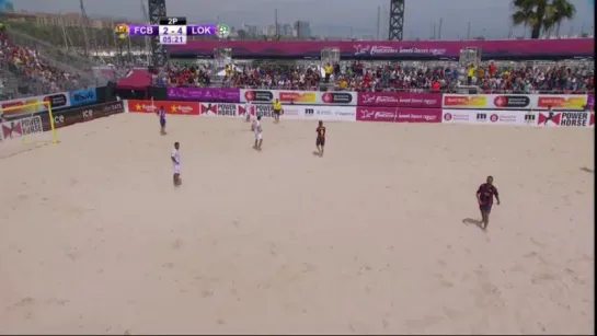 Barcelona Beach Soccer Cup 2015 / Полуфинал / Барселона - Локомотив