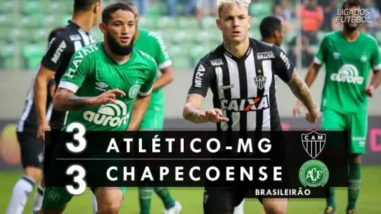 Atlético-MG 3 x 3 Chapecoense - Melhores Momentos (HD) Brasileirão 02_06_2018