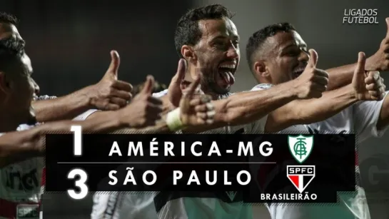 América-MG 1 x 3 São Paulo - Melhores Momentos (HD 60fps) Brasileirão 27_05_2018 (2)