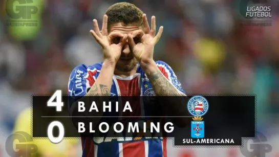 Bahia 4 x 0 Blooming - Melhores Momentos (HD) Sul-Americana 23/05/2018