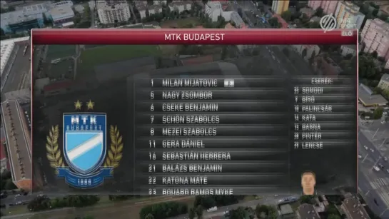 Чемпионат Венгрии 2020-21 1-й тур Будапешт - Ференцварош