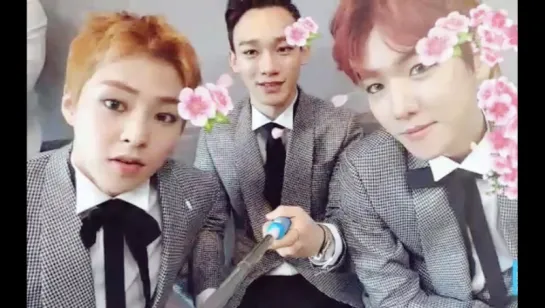 [VIDEO] 161112 EXO-CBX @ Миньоны и палка для селфи