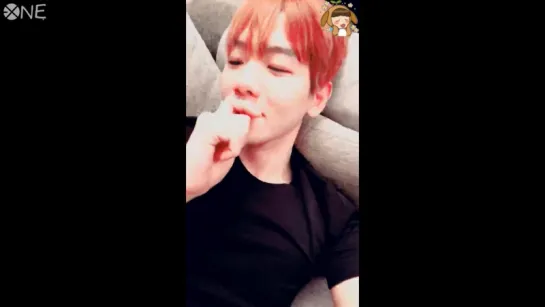 [РУС.САБ] 170416 EXO's Baekhyun Before Sleeping